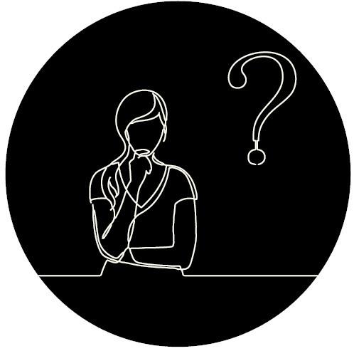 icone femme questionnement